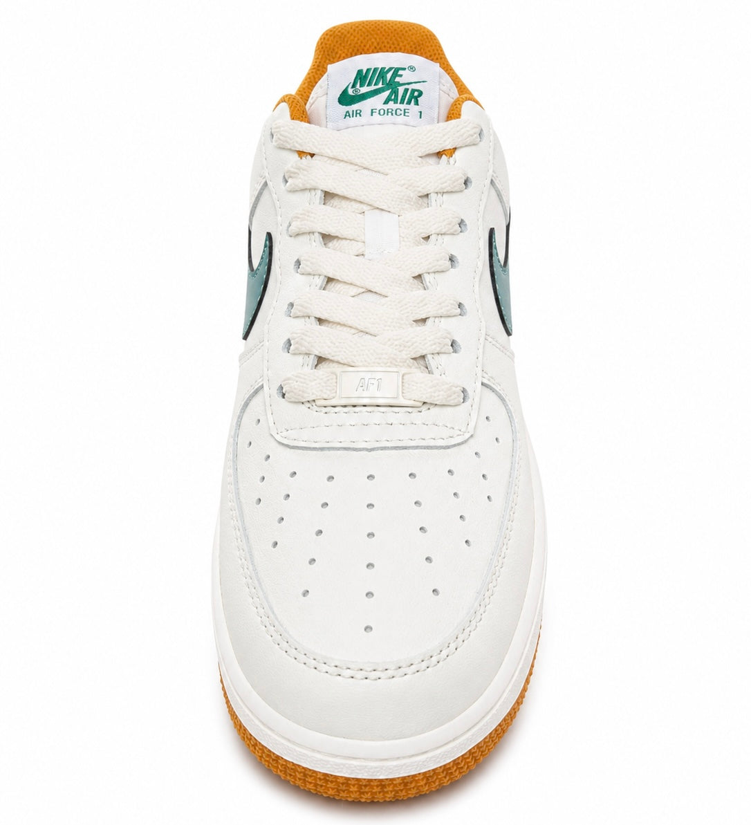 Nike force 1 suela naranja