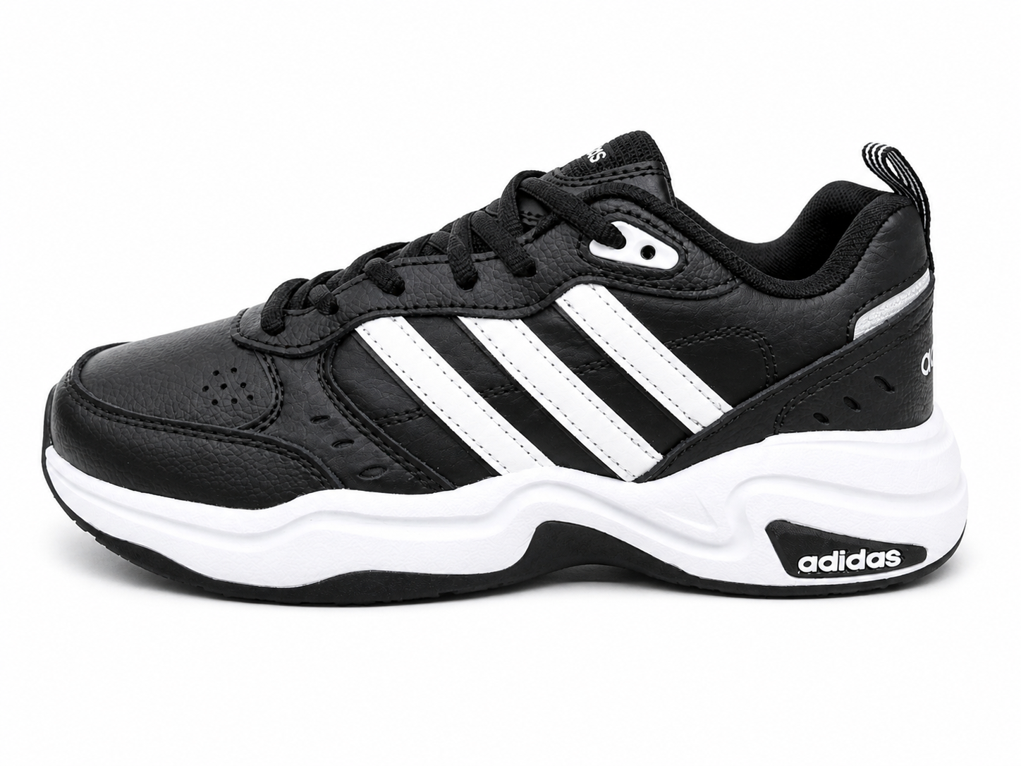 Adidas Strutter Negras con Blanco