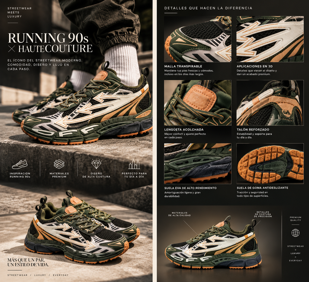 Tenis Off-White Be Right Back Green