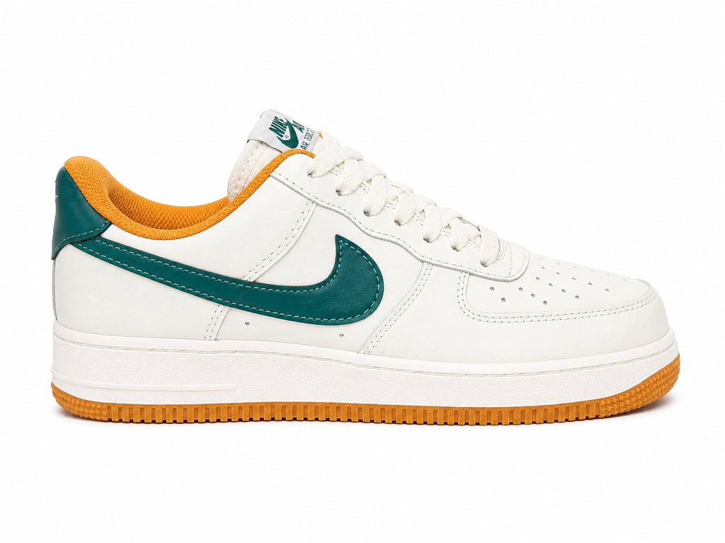 Nike force 1 suela naranja