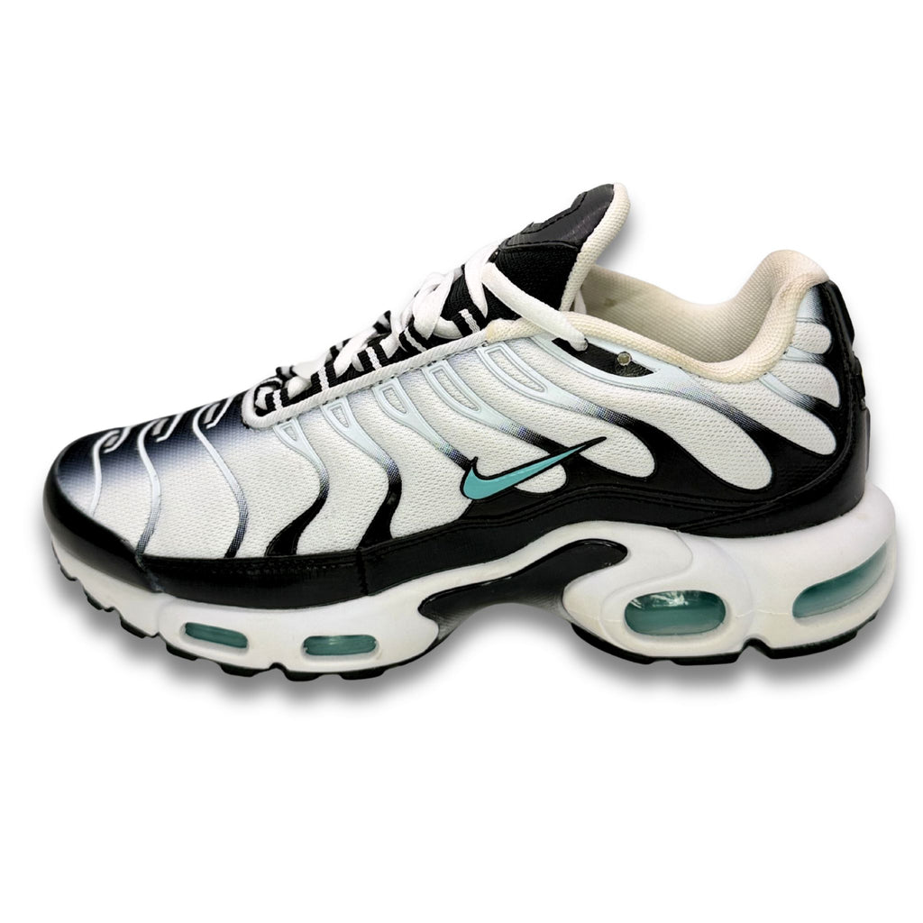 Tenis Nike Air Max Plus Black And White Hombre
