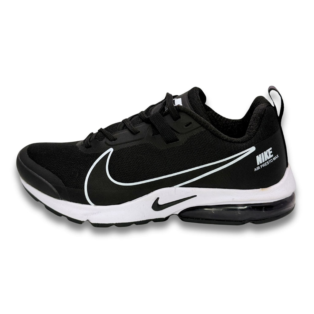 Tenis Nike Air Presto Max Black And White