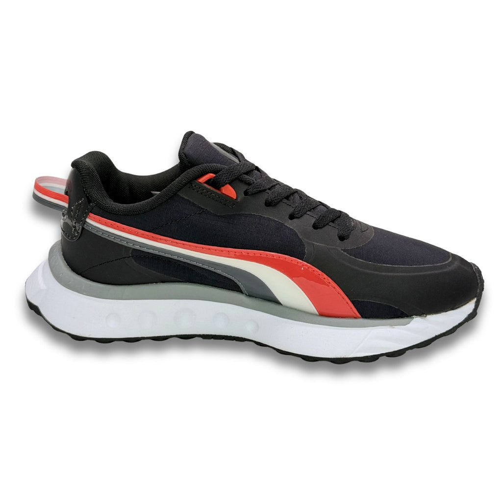 Tenis Puma Wild Rider Neymar Jr Black Red Hombre