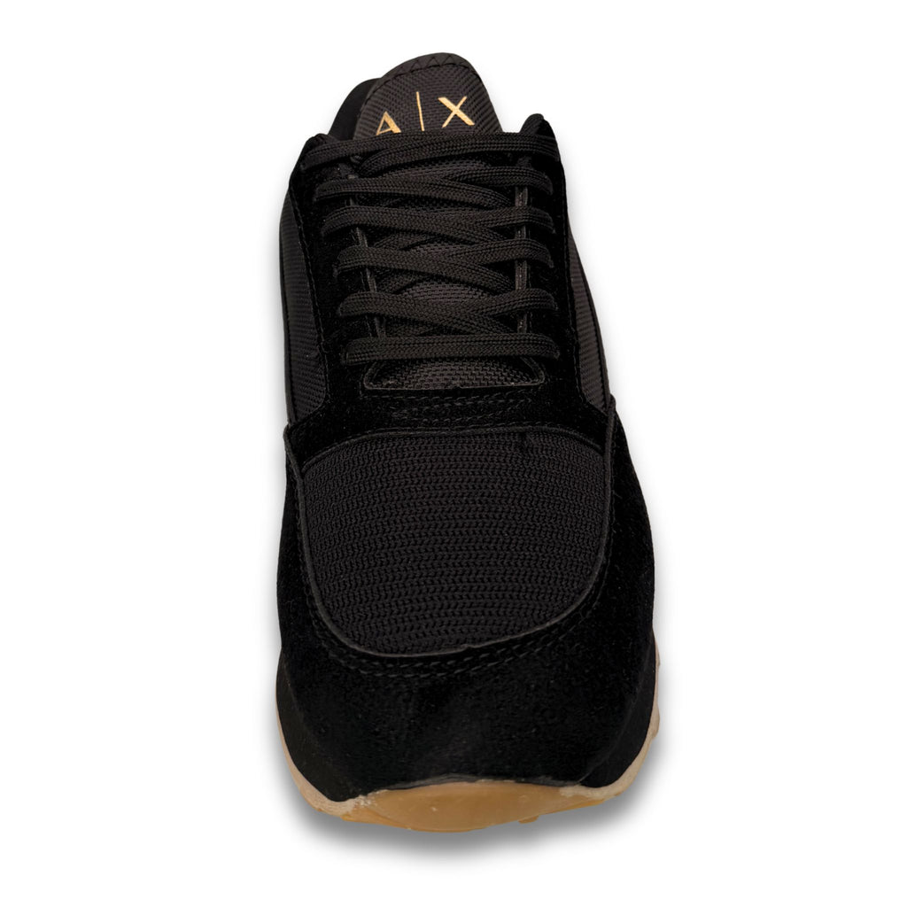 Tenis Armani Exchange Black Gold Hombre