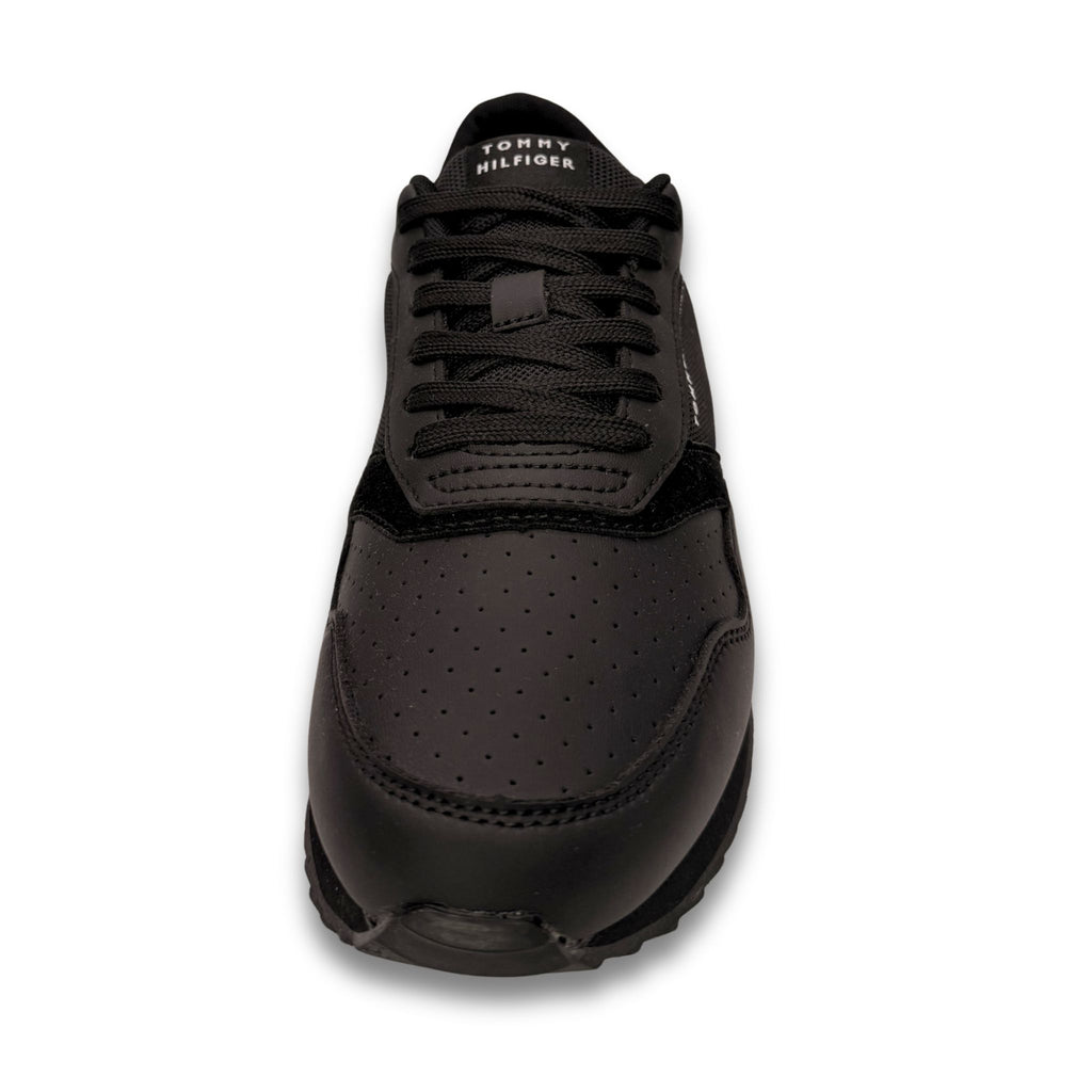 Tenis Tommy Hilfiger Runner Evo Seasonal Mix Black and White Hombre