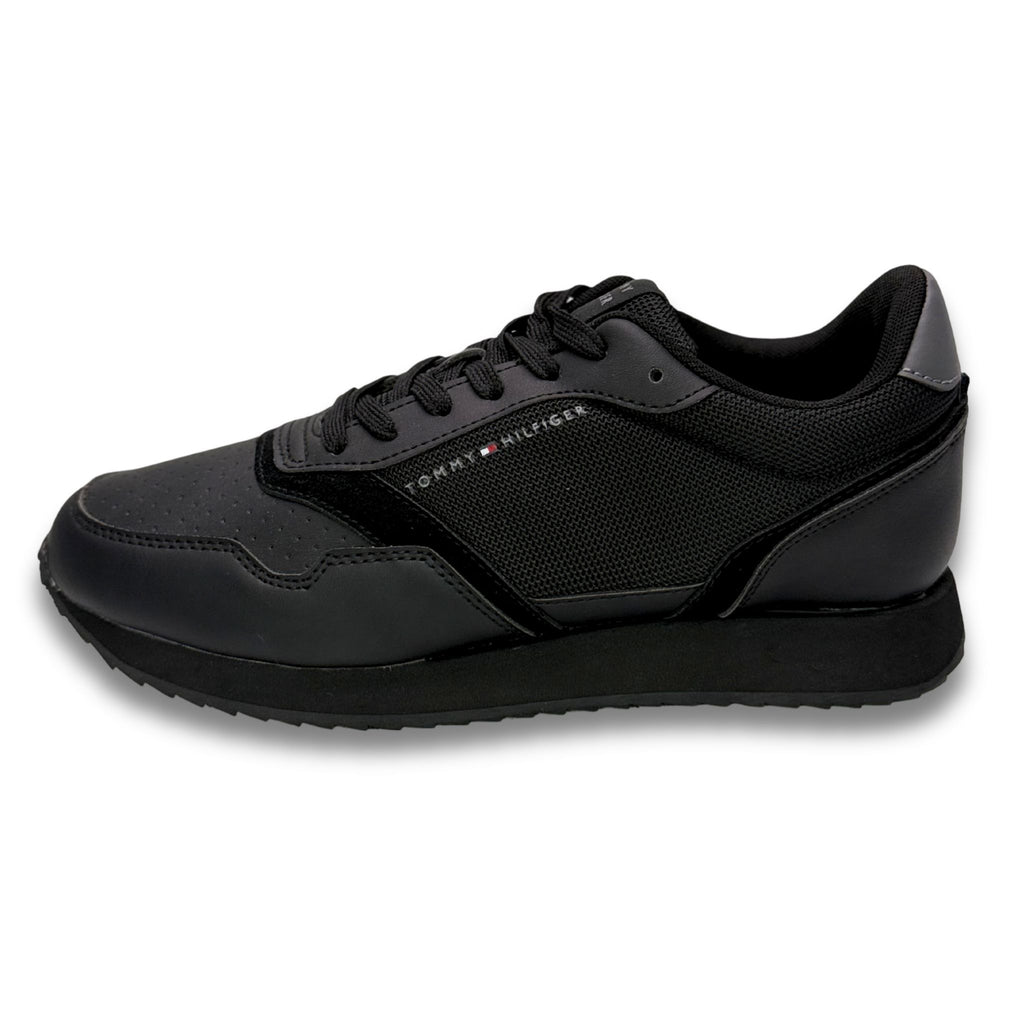 Tenis Tommy Hilfiger Runner Evo Seasonal Mix Black Hombre