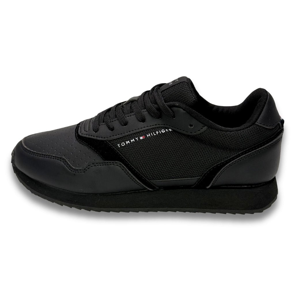 Tenis Tommy Hilfiger Runner Evo Seasonal Mix Black 2 Hombre