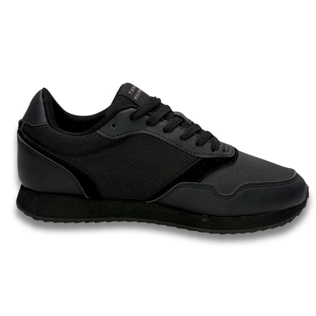 Tenis Tommy Hilfiger Runner Evo Seasonal Mix Black 2 Hombre