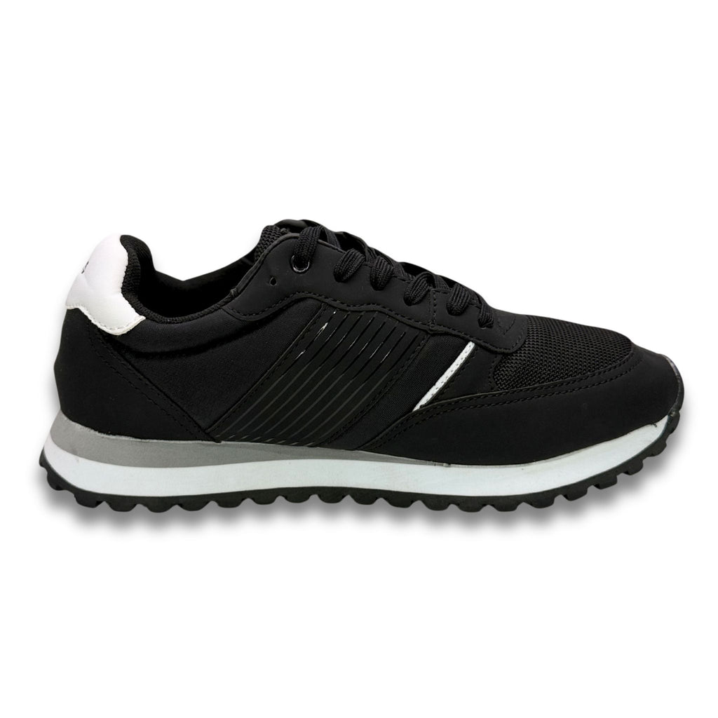 Tenis Hugo Boss Parkour Runn Black and White Hombre