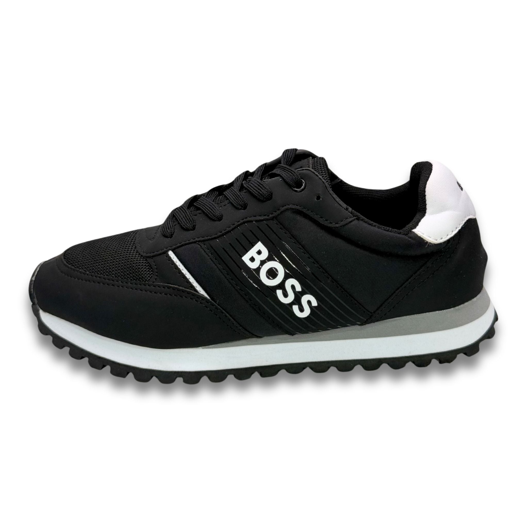 Tenis Hugo Boss Parkour Runn Black and White Hombre