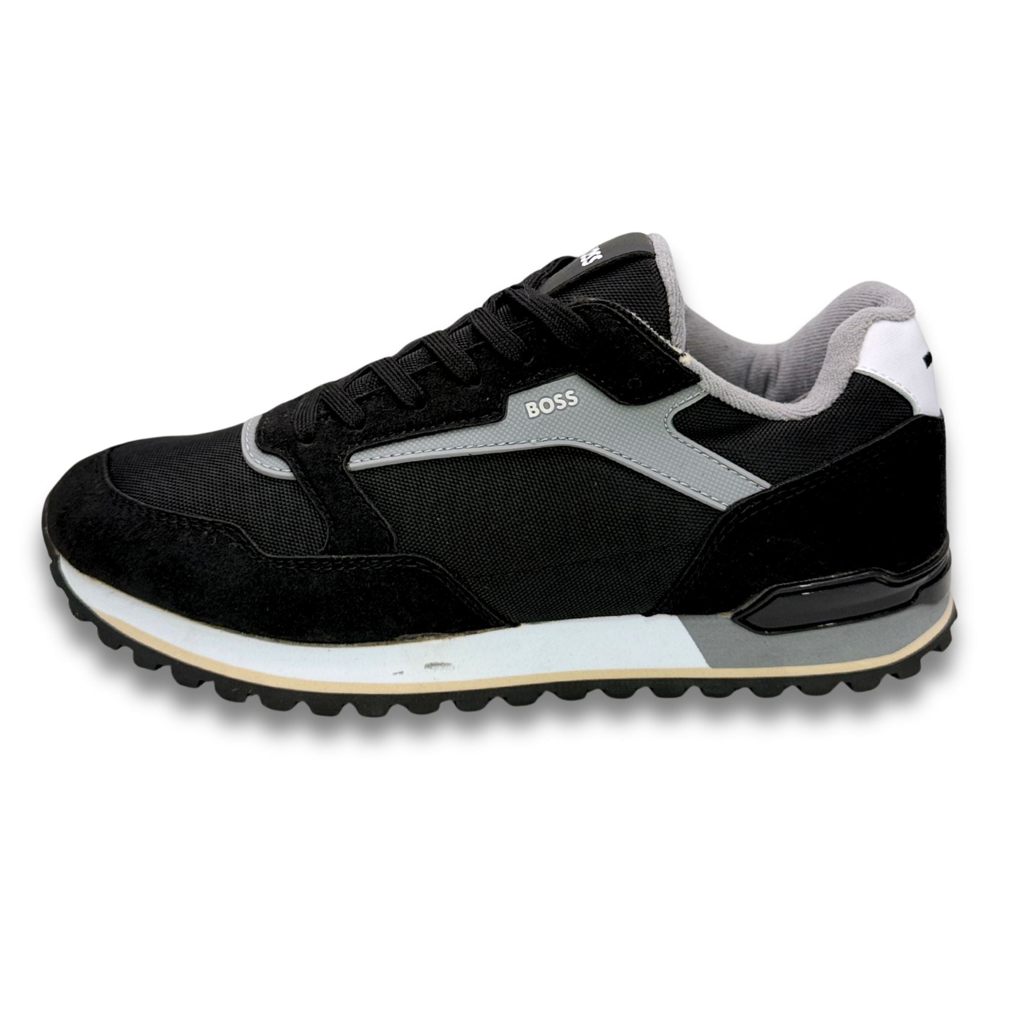 Tenis Hugo Boss Parkour Runn Black Gray Hombre