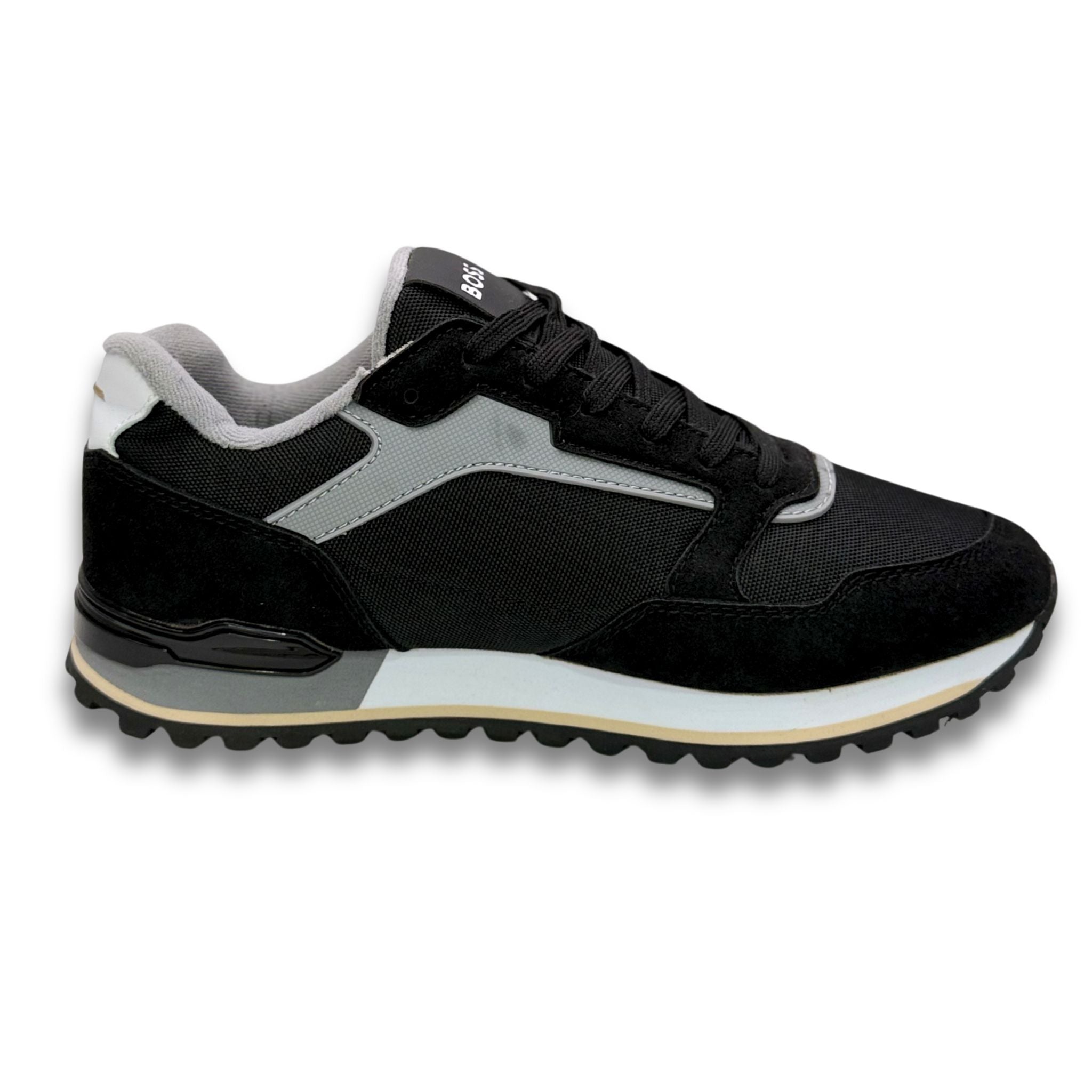 Tenis Hugo Boss Parkour Runn Black Gray Hombre
